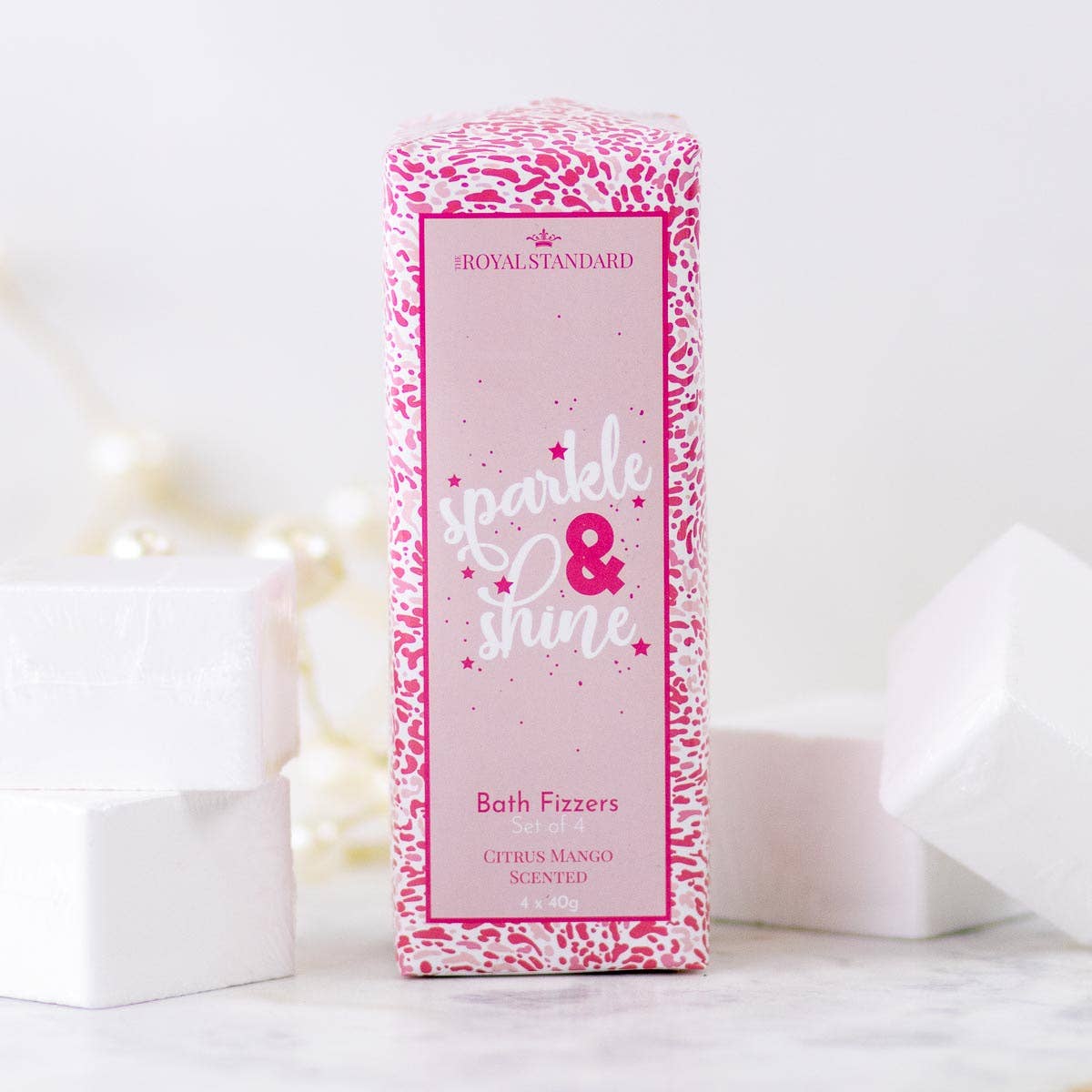 Sparkle & Shine Bath Fizzers Citrus Mango Scented