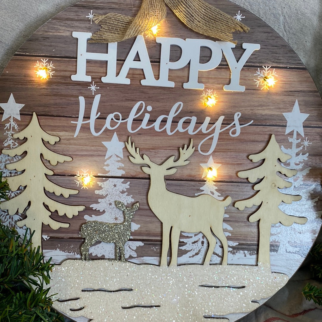Sign Happy Holidays