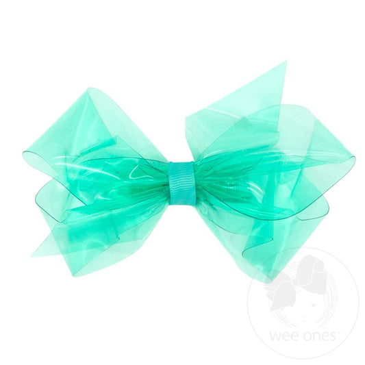 Medium WeeSplash Colored Swim Bow with Plain Wrap