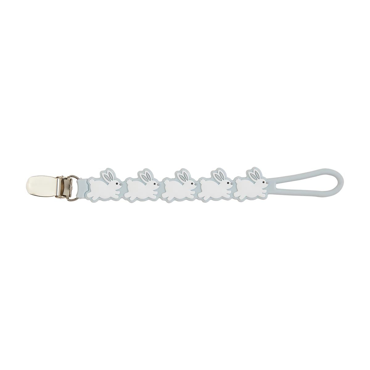 Blue Bunny Silicone Pacy Strap