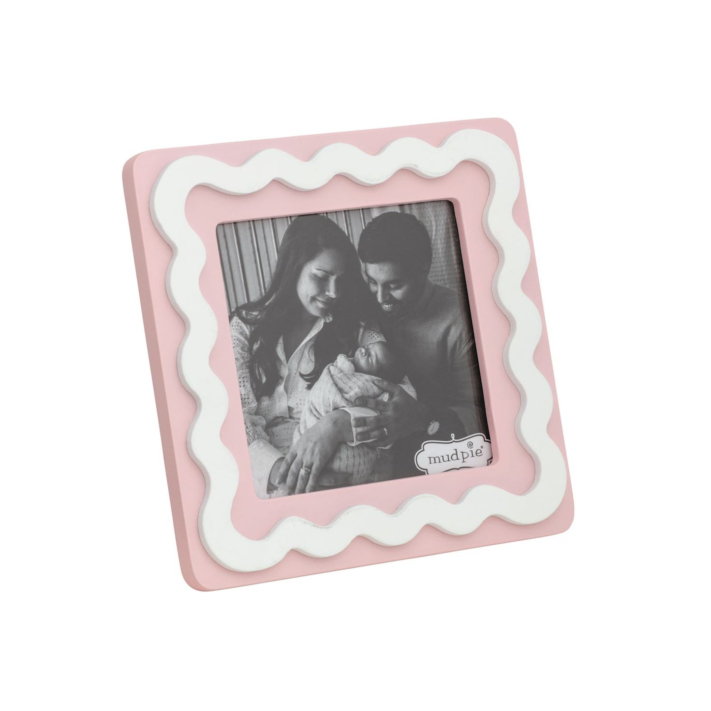 Square Pink Wood Frames