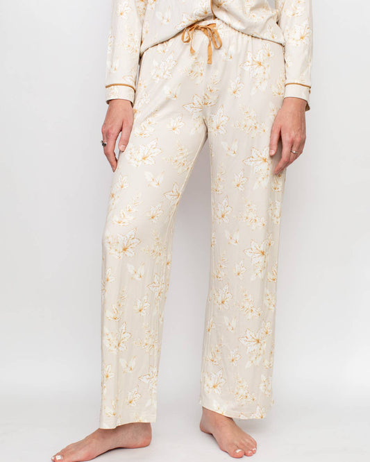 Harvest Toile Sleep Pants Turtledove/Cream