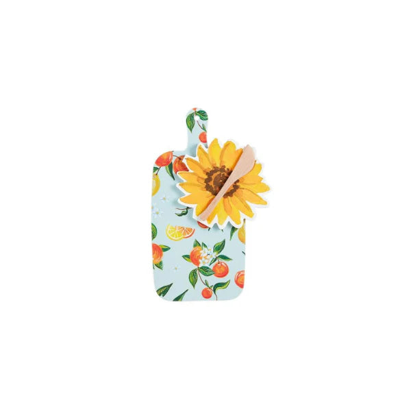 Spring Melamine Board and Napkin Set
