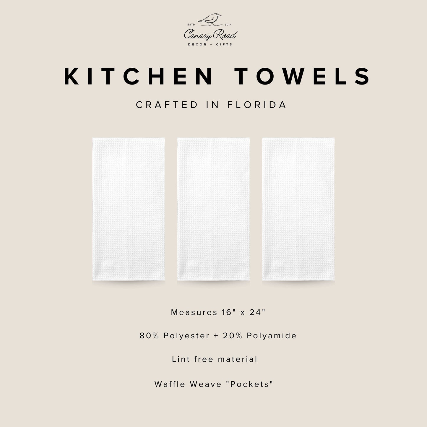 Bird Chinoiserie Floral Kitchen Towel Blue White Spring Bow