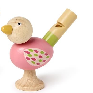 Hand-Crafted Wooden Bird Whistle