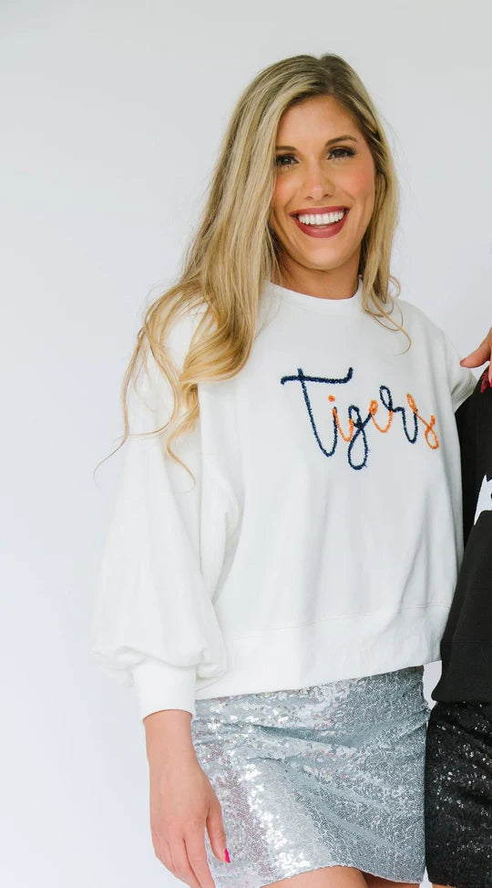Sweatshirt Millie Tigers Navy/Orange