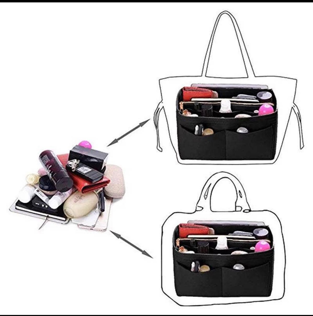Tote Organizer - Black