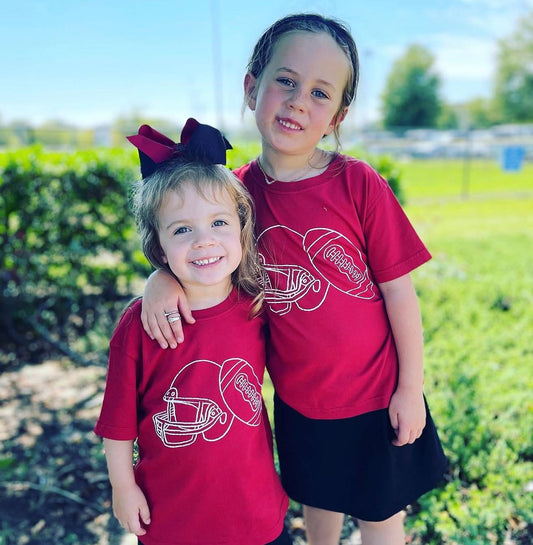 Red Football/Helmet T-Shirt