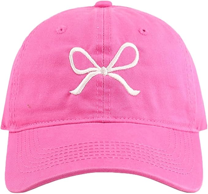 Ball Cap Women'S Bow-Knot | Pink