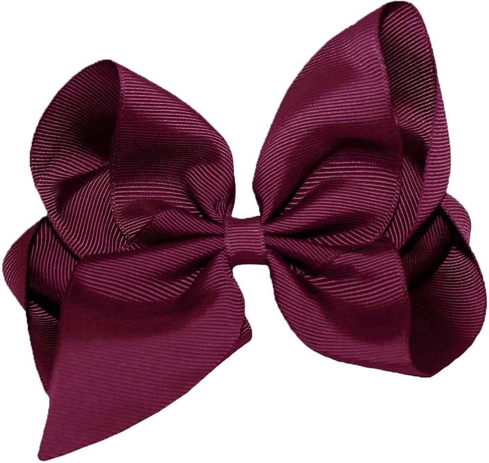 Medium Classic Grosgrain Hair Bow (Plain Wrap)