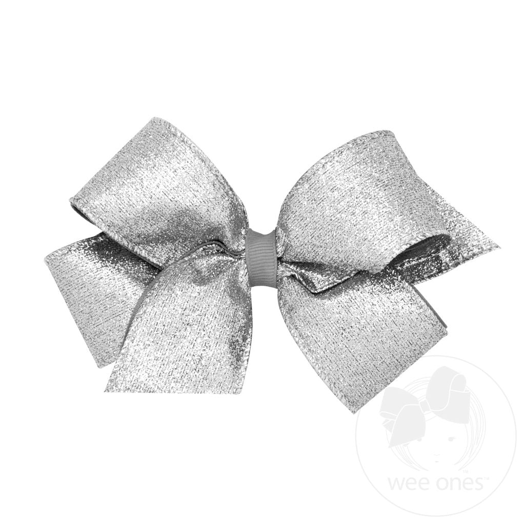 Medium Party Glitter Girls Hair Bow