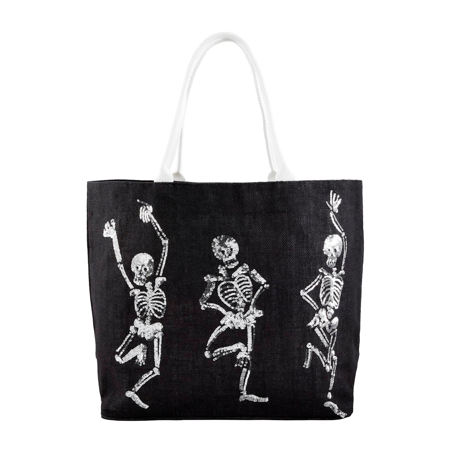 Halloween Sparkle Tote-Black