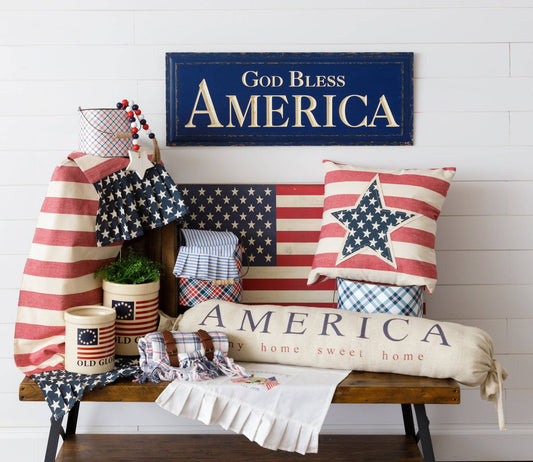 Pillow - Star Patch and Stripes