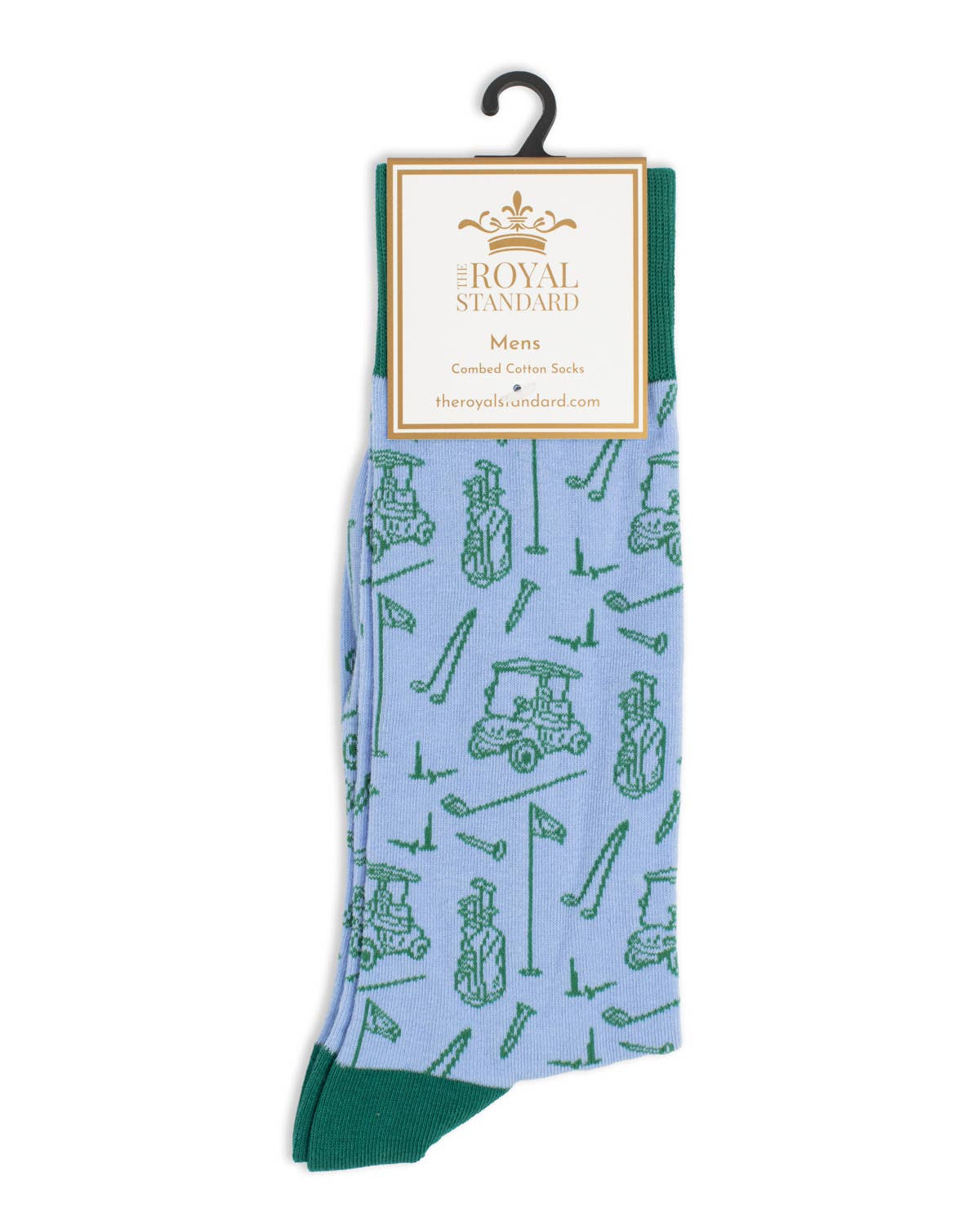 Men's Tee Off Socks Blue/Green One Size