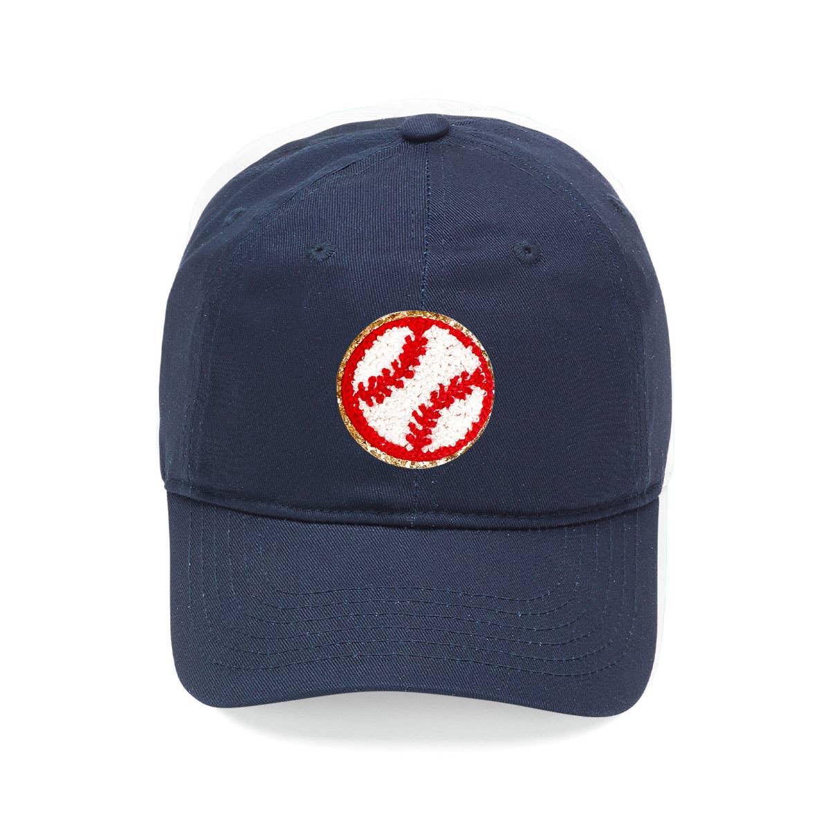 Baseball Glitter Patch Cap