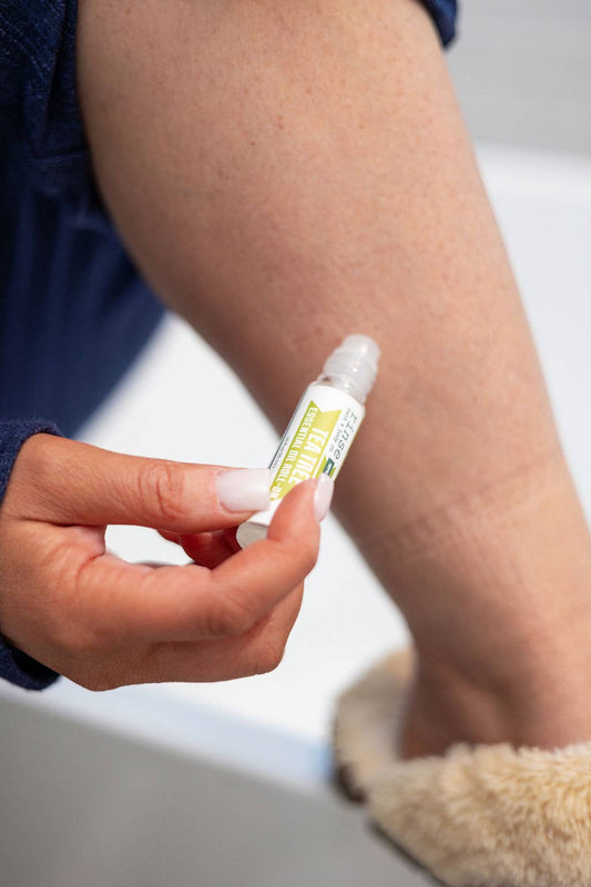 Rinse Tea Tree Roll-On | Bug Bites + Blemishes | Squalane Carrier