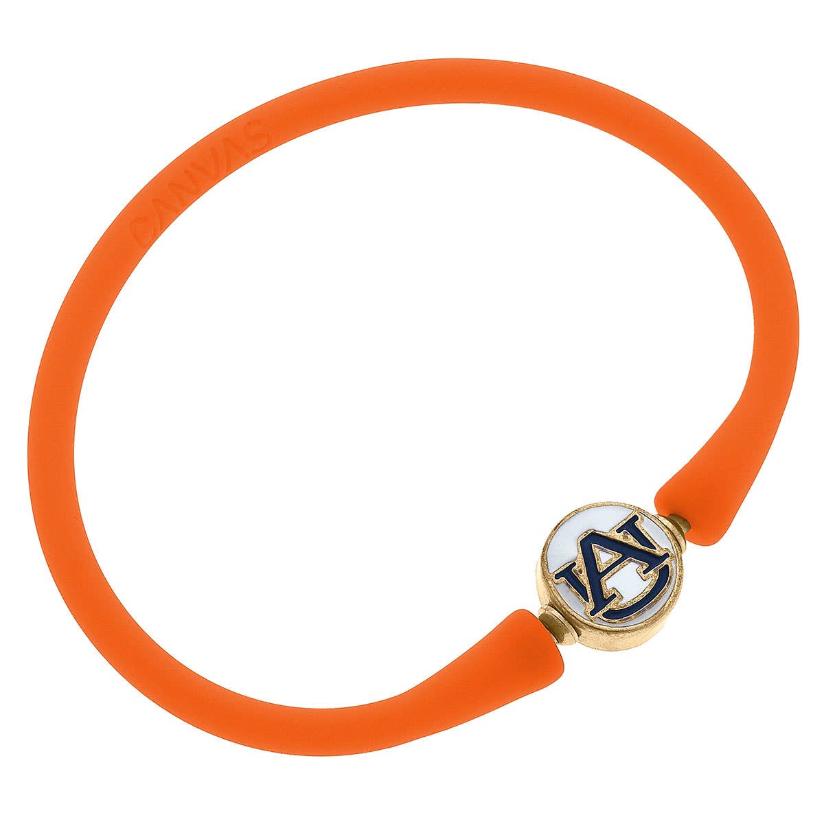 Auburn Tigers Enamel Silicone Bali Bracelet