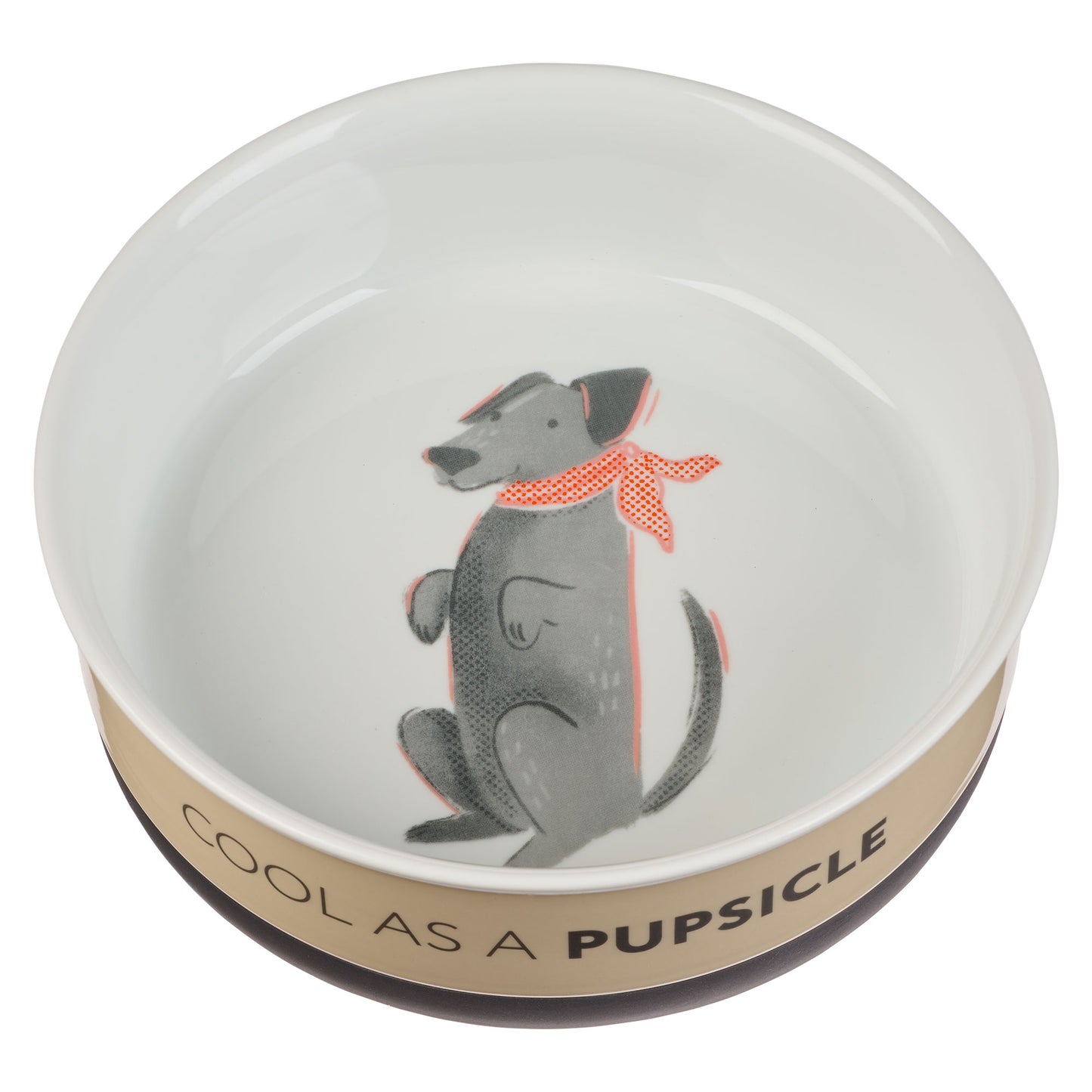 Ceramic Bowl Cool As A Pupsicle Large