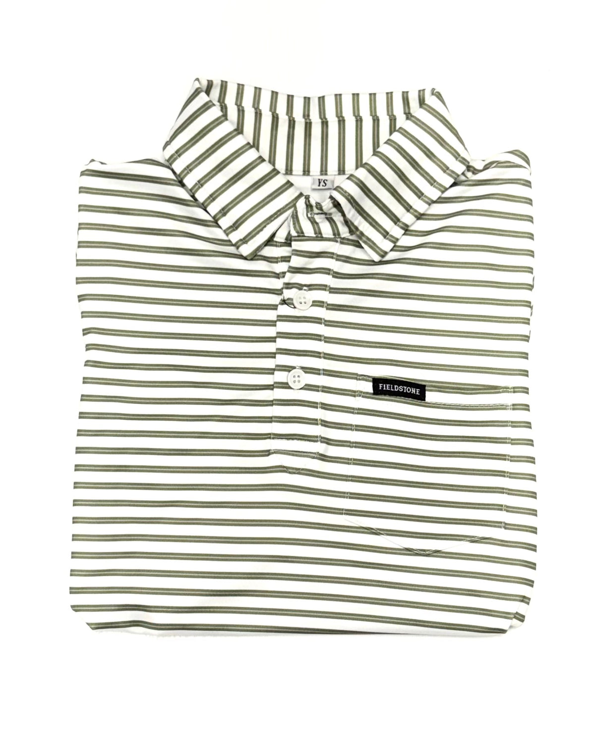 Fieldstone Gr Stripe Performance Polo