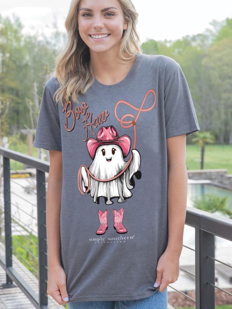 T-Shirt | Short Sleeve | Boo Haw | Iron Heather