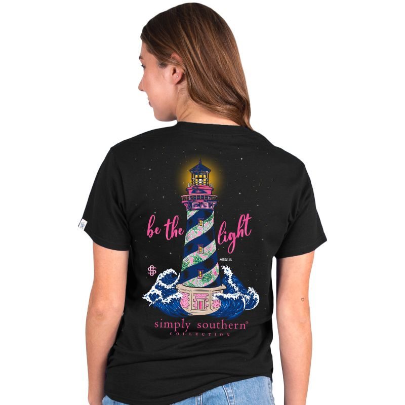 T-Shirt | Short Sleeve | Lighthouse | Black