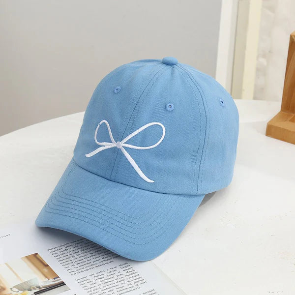 Ball Cap Women's Bow-Knot | Blue