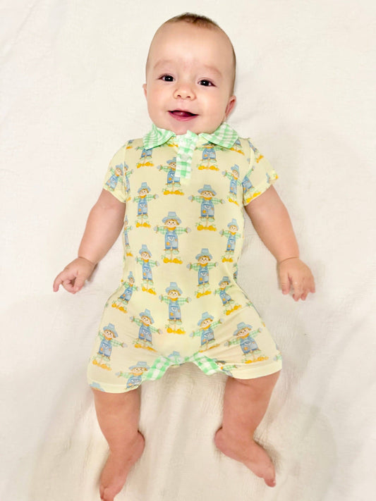 Scarecrow Polo Romper