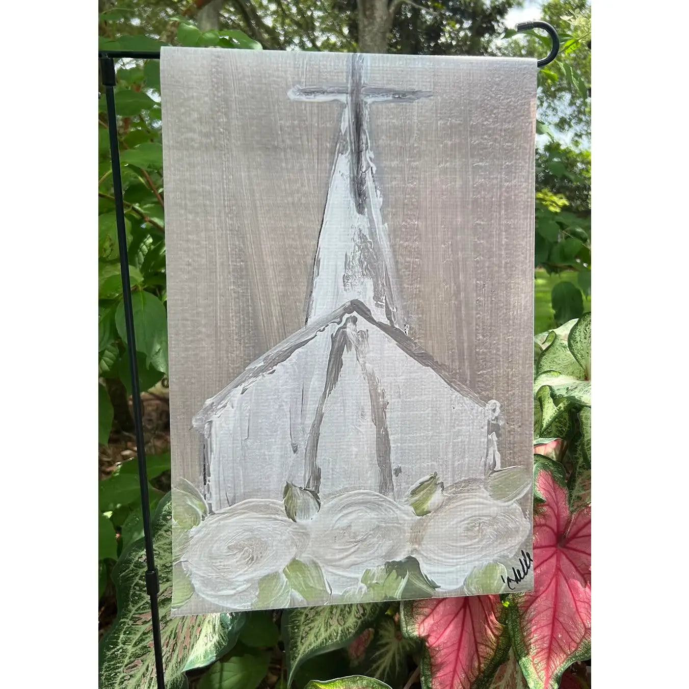 Garden Flag - Church