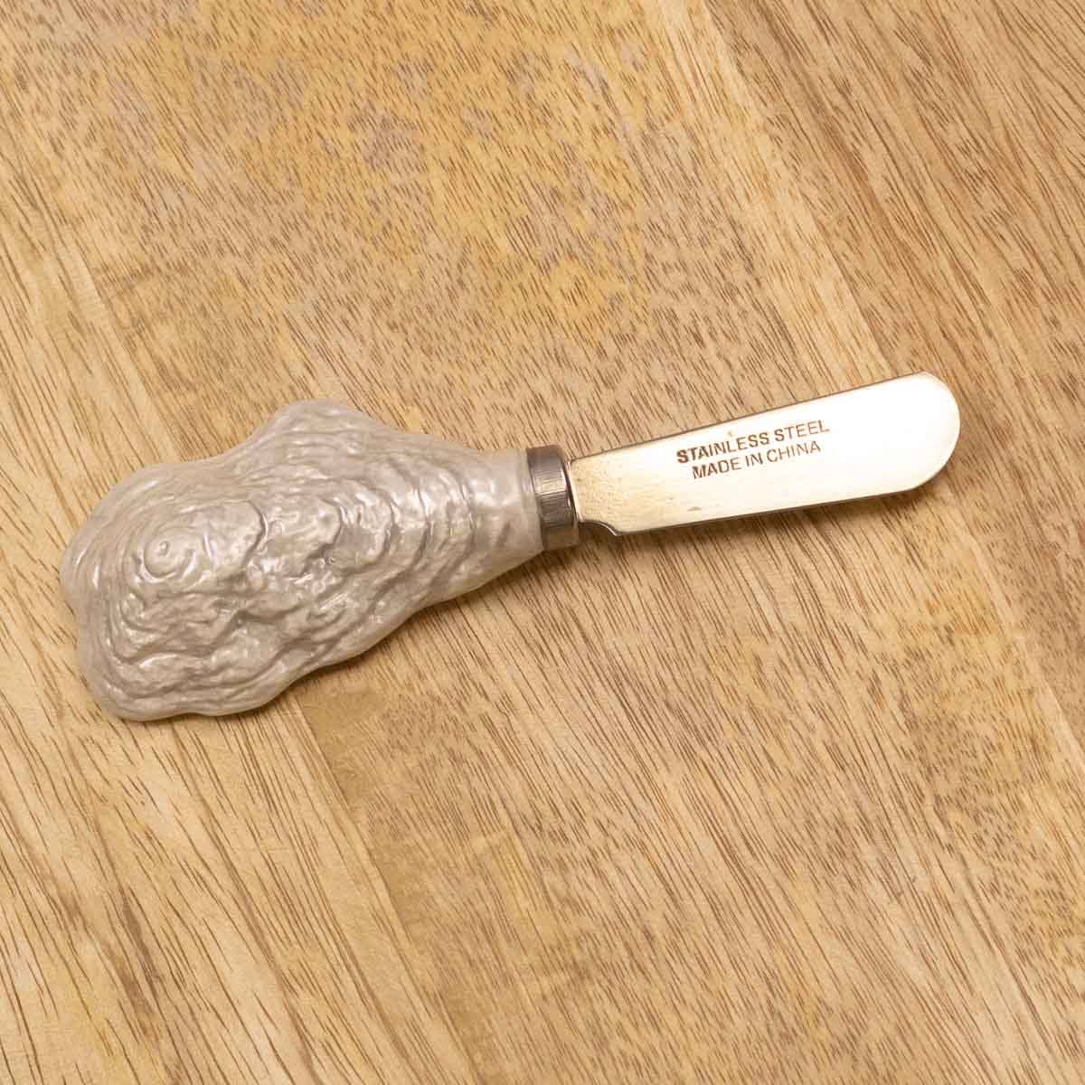 Oyster Spreader Pearl 1x5.75x0.75