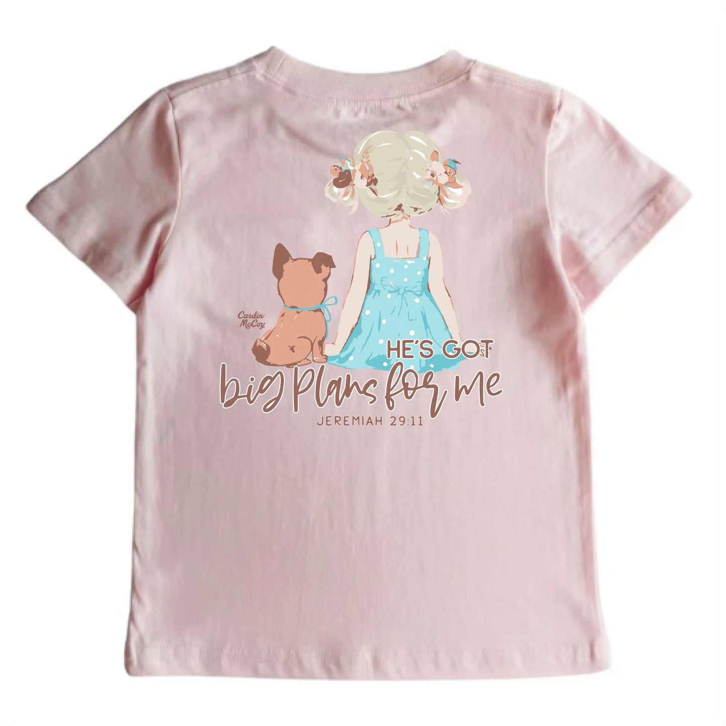 Girls' He's Got Big Plans Short-Sleeve Tee