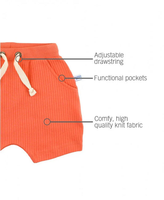 Sunset Ribbed Jogger Shorts