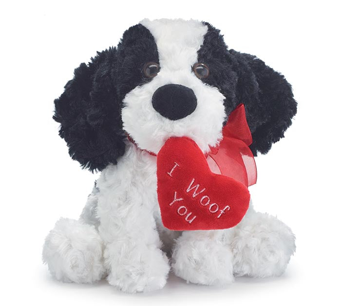 "I Woof You" Plush Puppy