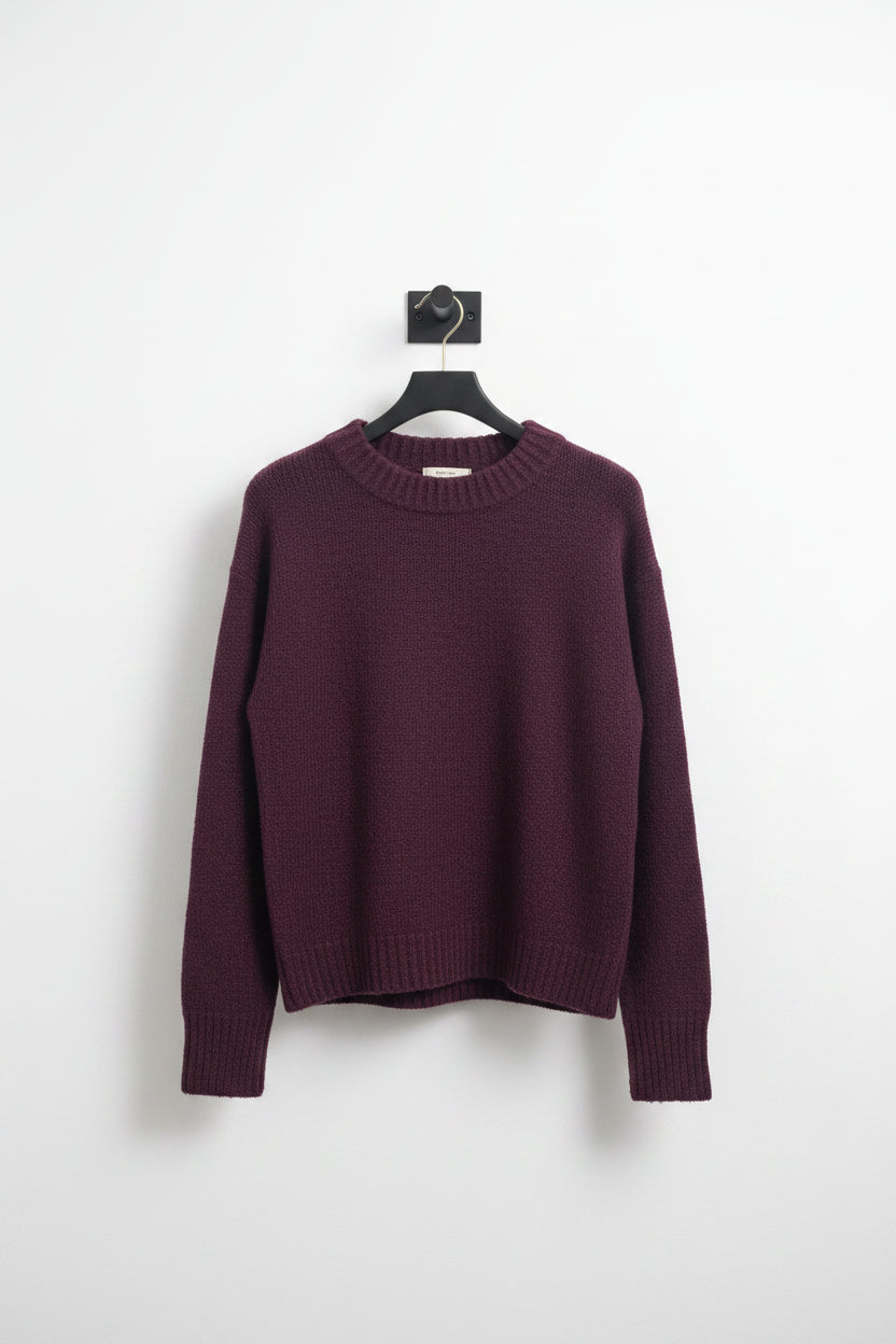 Round Neck Long Sleeve Sweater