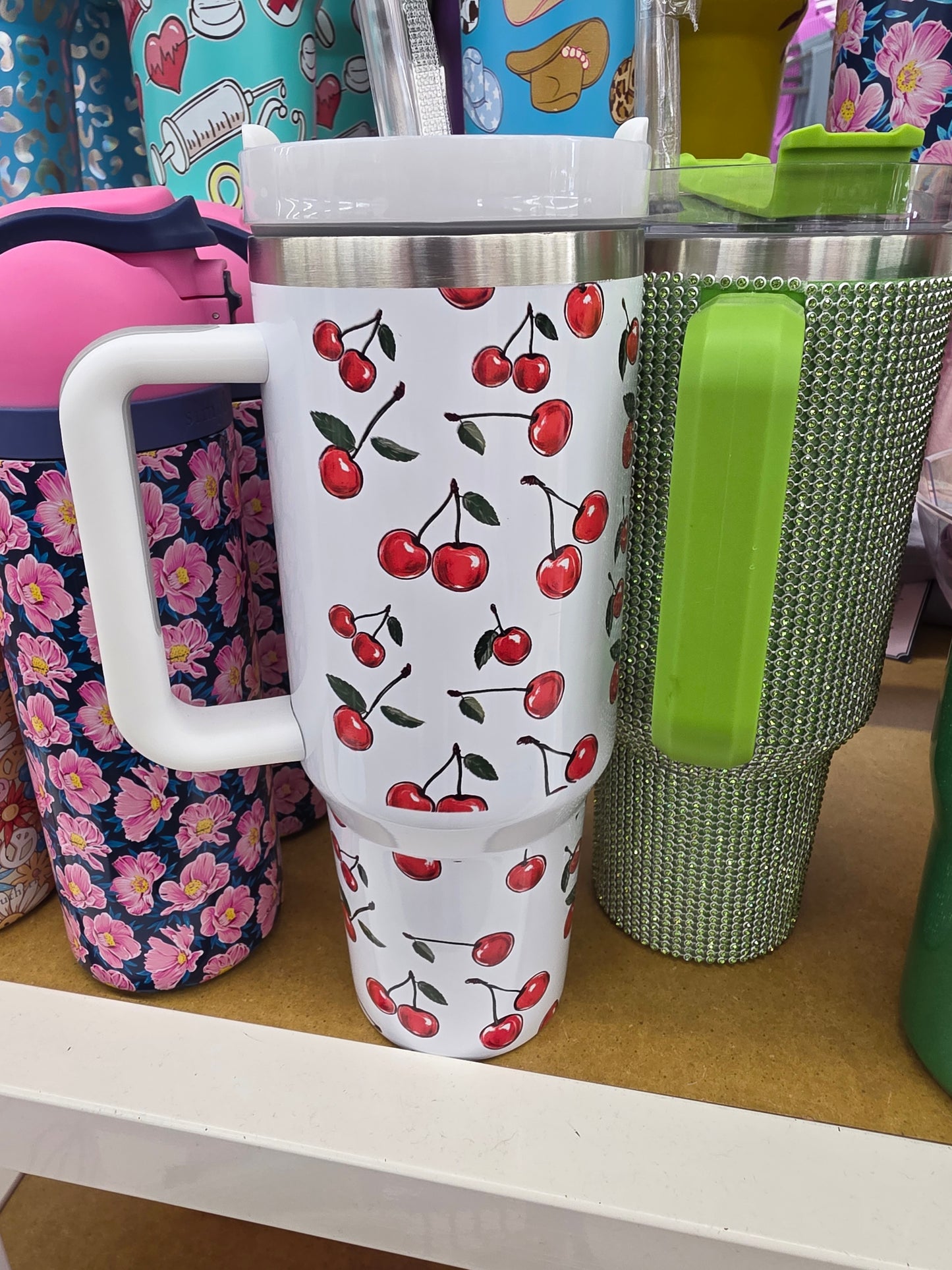 40 Oz Cherry Tumbler