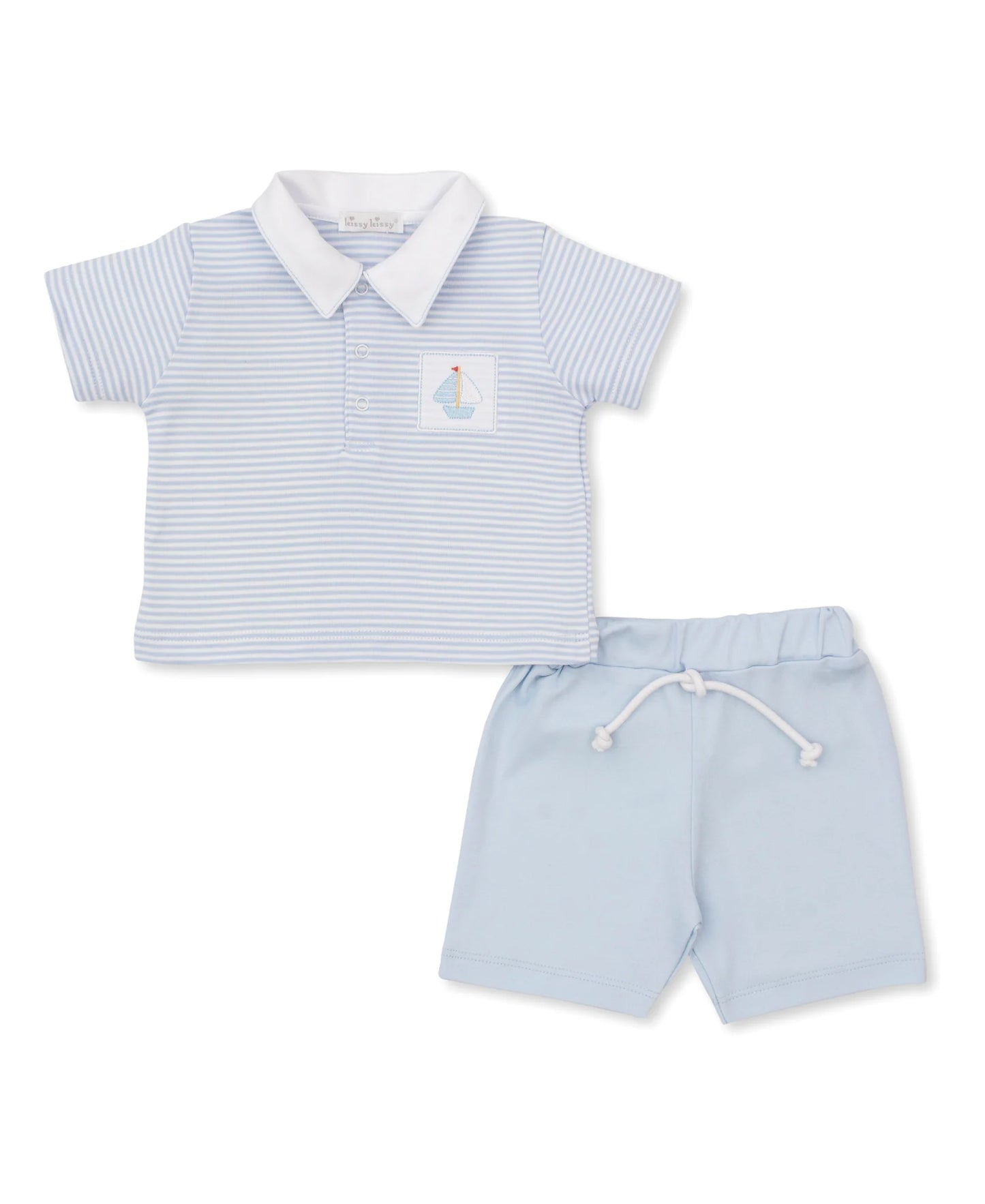 Saturday Regatta Bermuda Set Mix - Light Blue