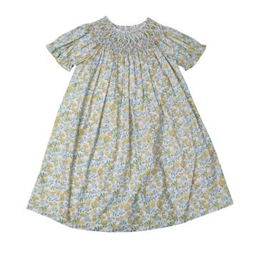 W Floral Smocked Bishop