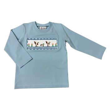Ls Smocked Mallard Shirt