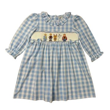 Frozen Ls Ruffle Collar Dress