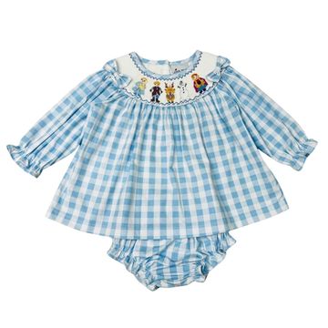 Frozen Ruffle Collar Bloomer Set