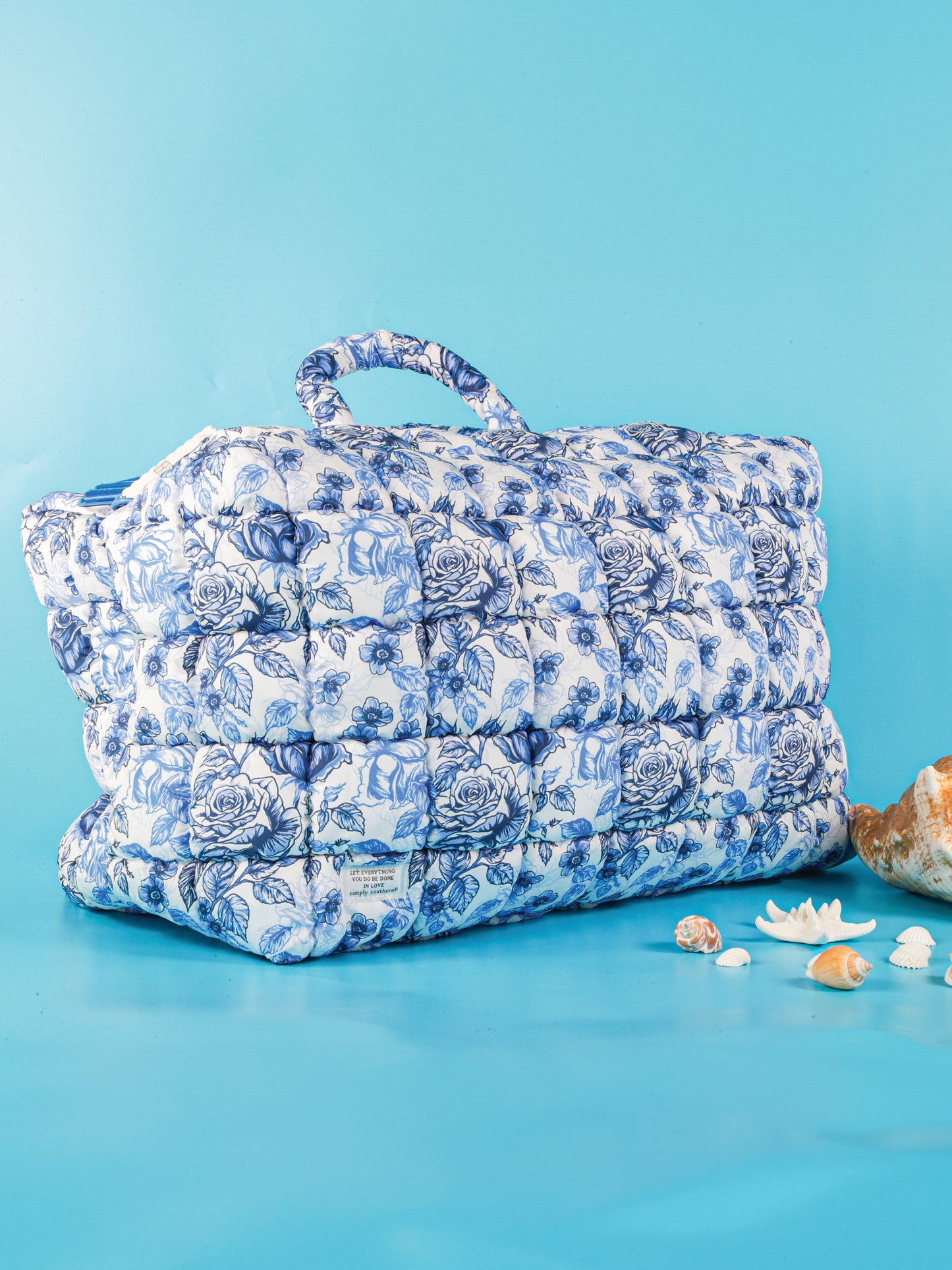 Bag | Weekender | Blue Rose
