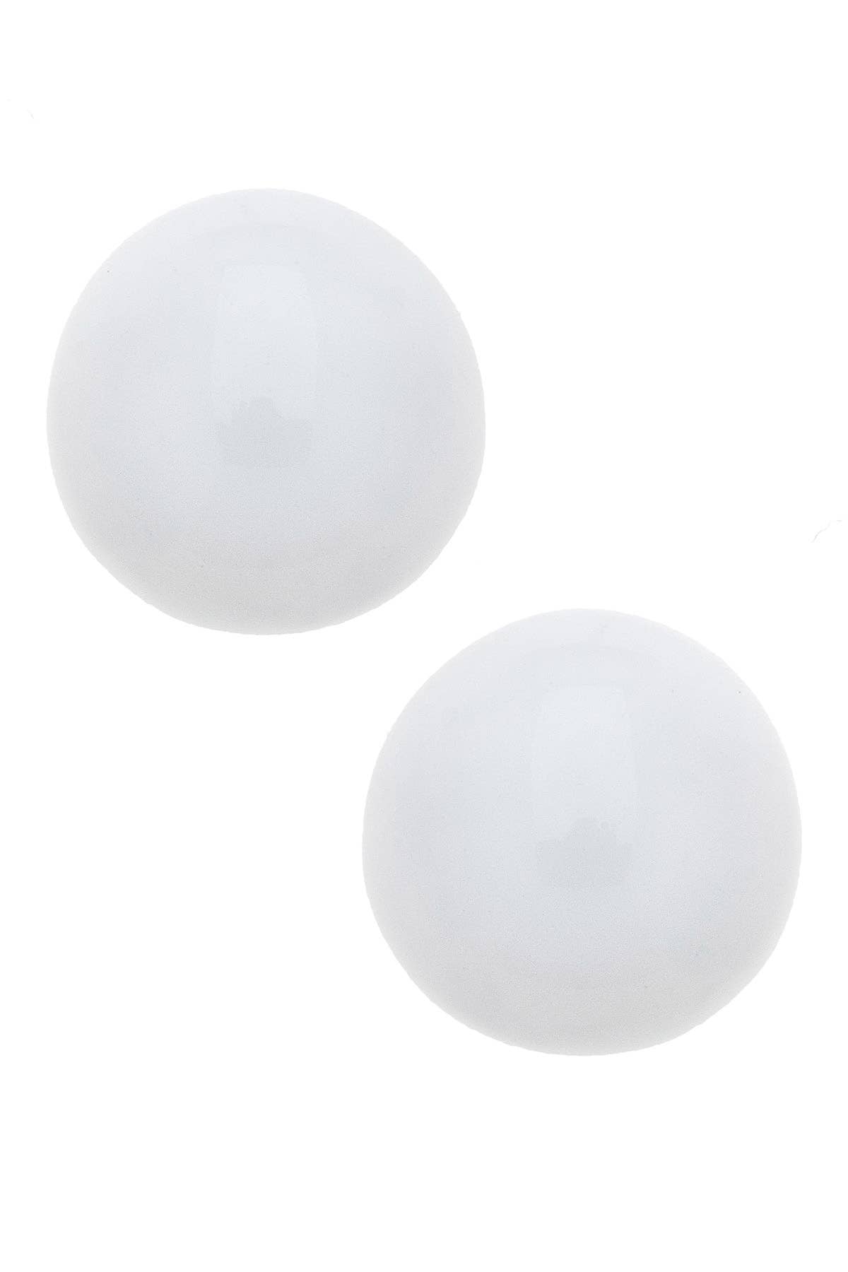 Neiman Coated Enamel Stud Earrings