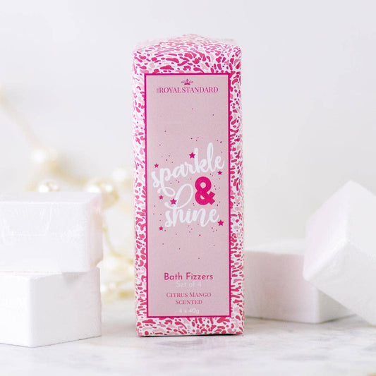 Sparkle & Shine Bath Fizzers   Citrus Mango Scented