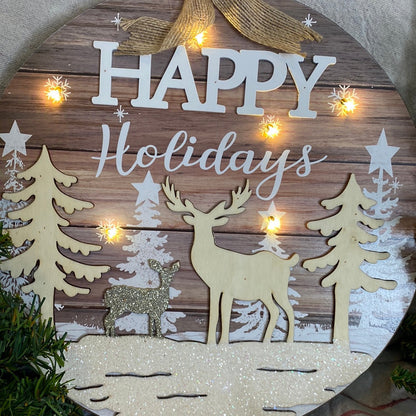 Sign Happy Holidays