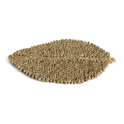 Rattan Leaf Kitchen Hot Pad or Trivet