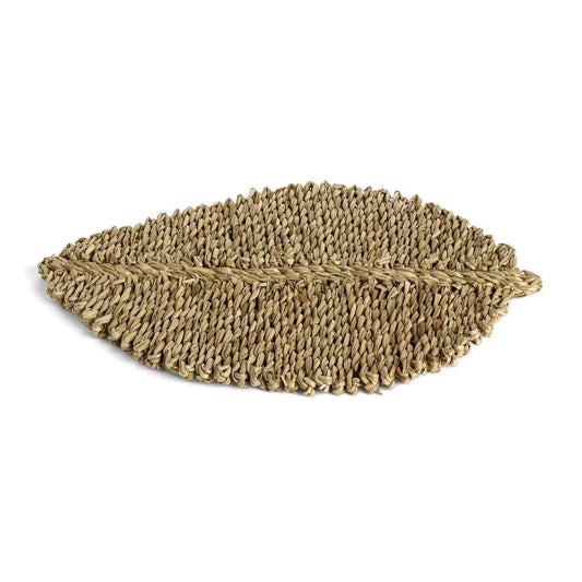 Rattan Leaf Kitchen Hot Pad or Trivet