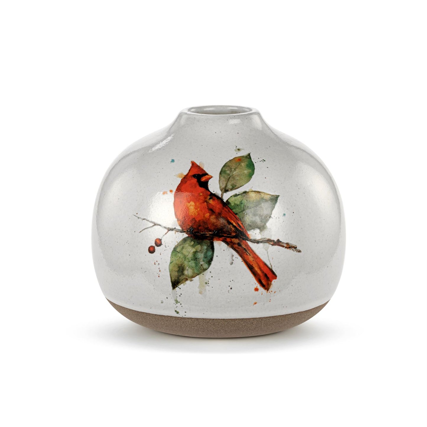 Cardinal Bud Vase