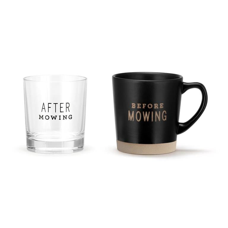 Mug & Rocks Glass Set