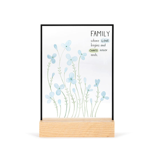 Large Suncatcher on Stand - Family