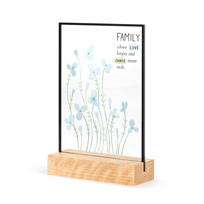 Large Suncatcher on Stand - Family