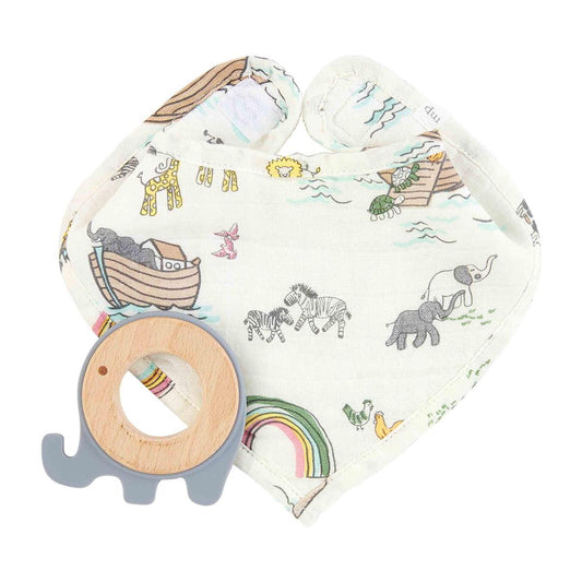 Noah's Ark Bib/Teether